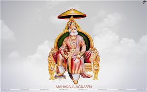 Maharaja Agrasen - legendary Indian king of Agroha